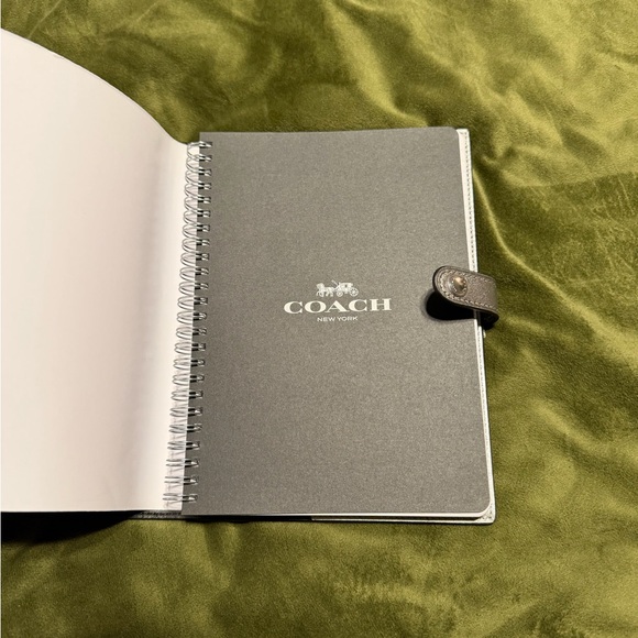 Coach Metallic Snap-Closure Notebook Cover - Picture 3 of 6